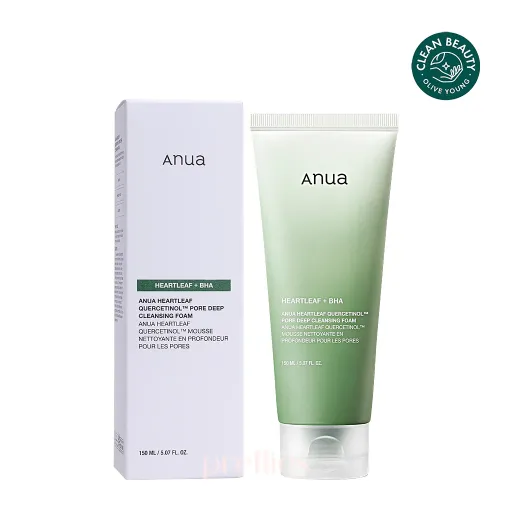 ANUA Heartleaf Quercetinol Pore Deep Cleansing Foam